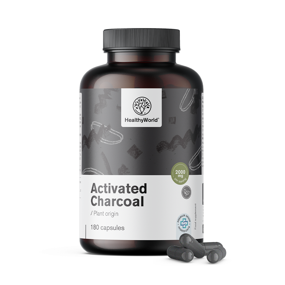 Carbón activado 2000 mg