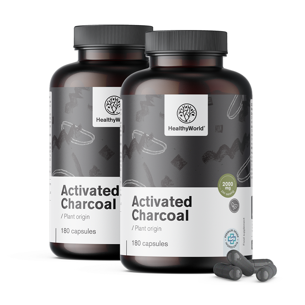 Carbón activado 2000 mg