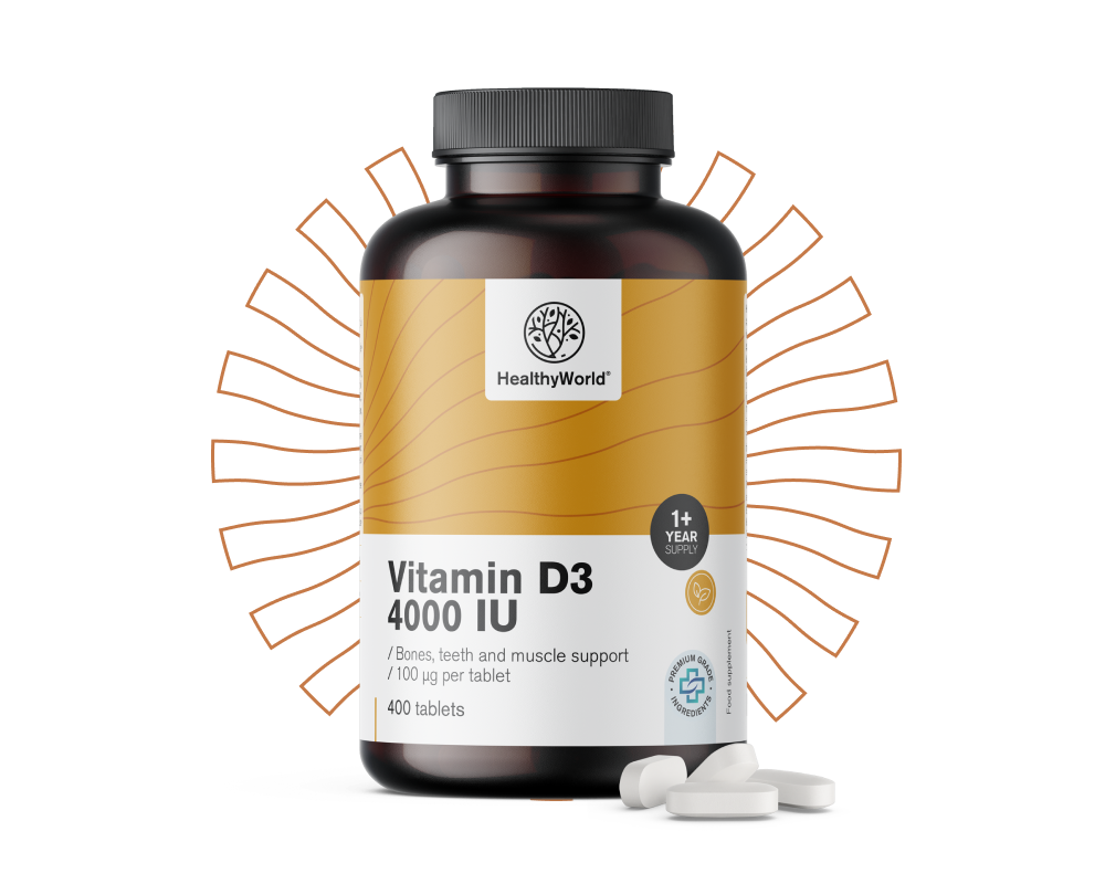 Vitamina D3 4000&nbsp;UI