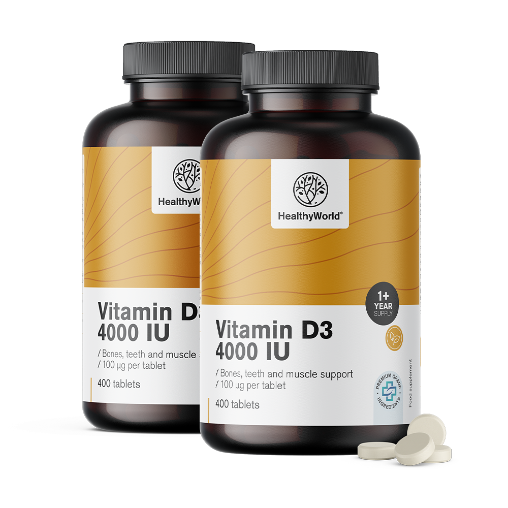 Vitamina D3 4000 es decir en presentación XL.