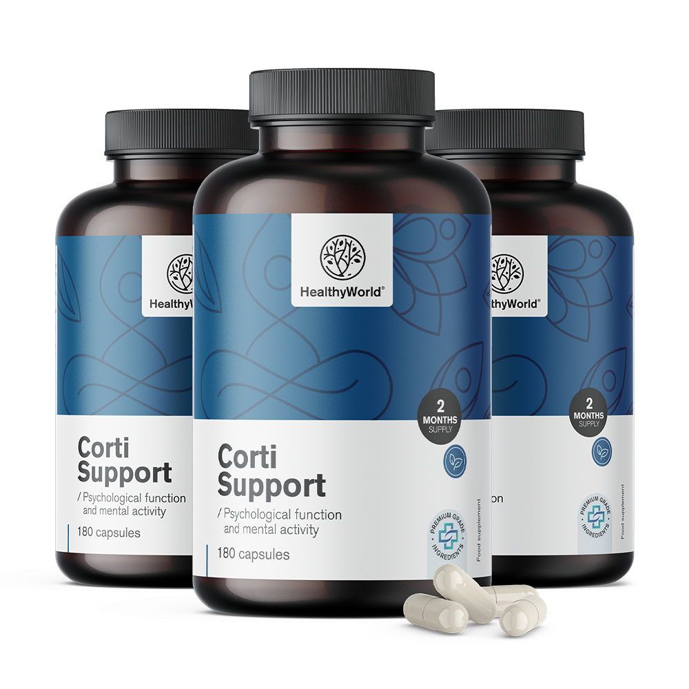 Cápsulas de soporte de cortisol para el funcionamiento cognitivo.