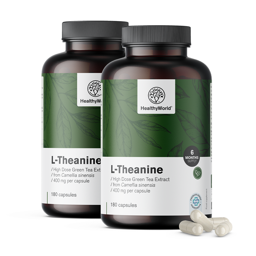 L-Teanin 400 mg en cápsulas.
