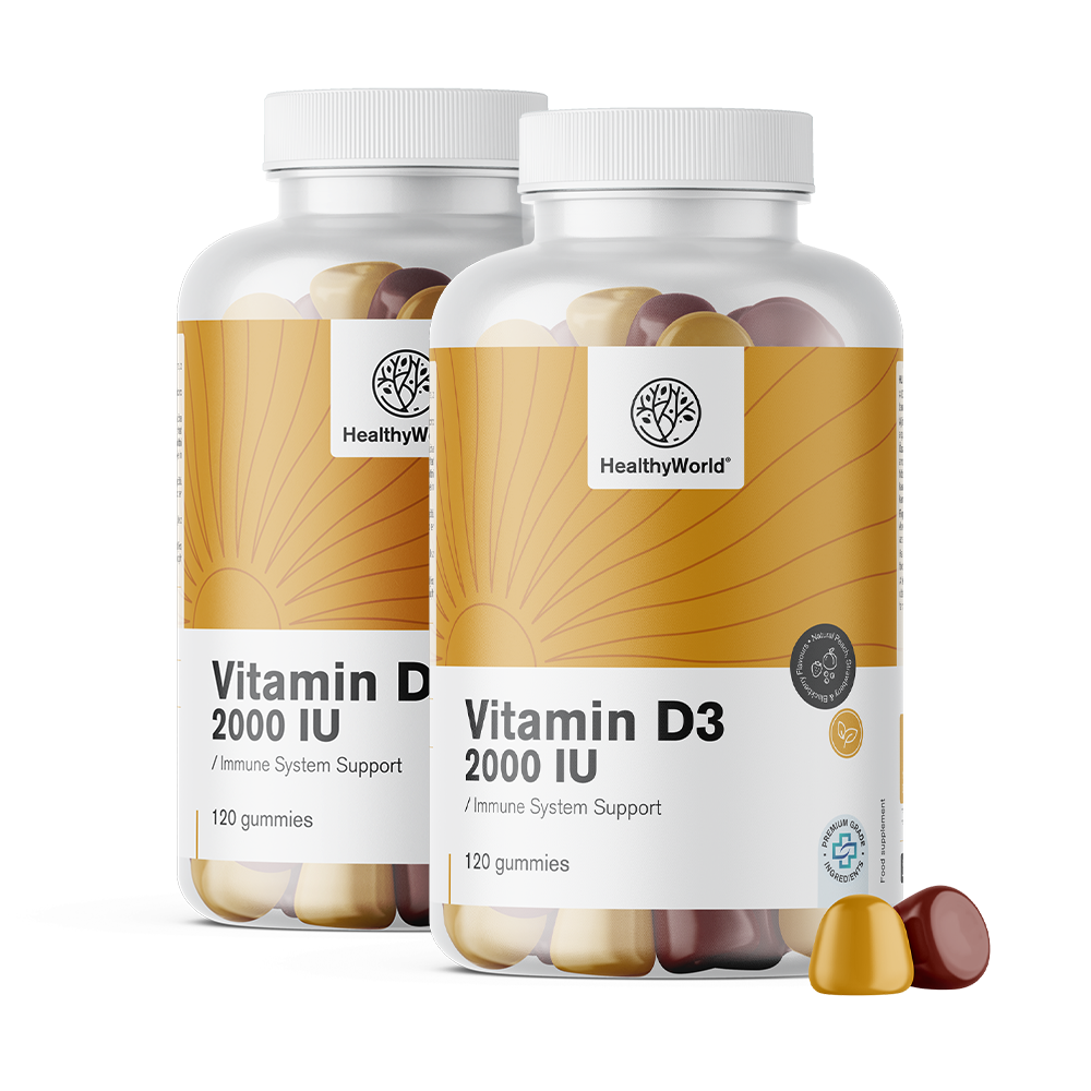 Vitamina D3 2000, es decir, en forma de gomitas.