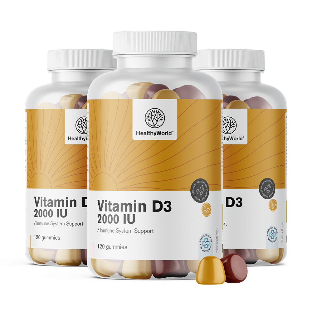 Vitamina D3 2000, es decir, en forma de gomitas.