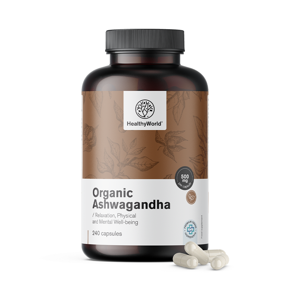 BIO Ashwagandha 500 mg en cápsulas.