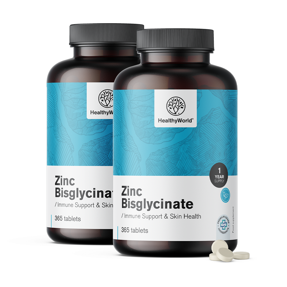 Citrato de zinc 15 mg en tabletas.