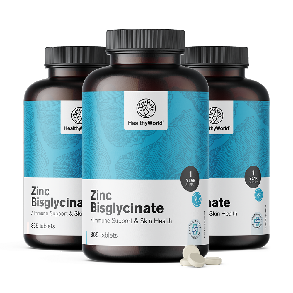 Citrato de zinc 15 mg en tabletas.
