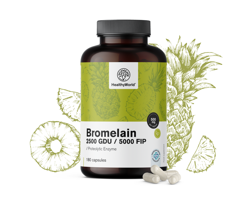 Bromelina 500&nbsp;mg