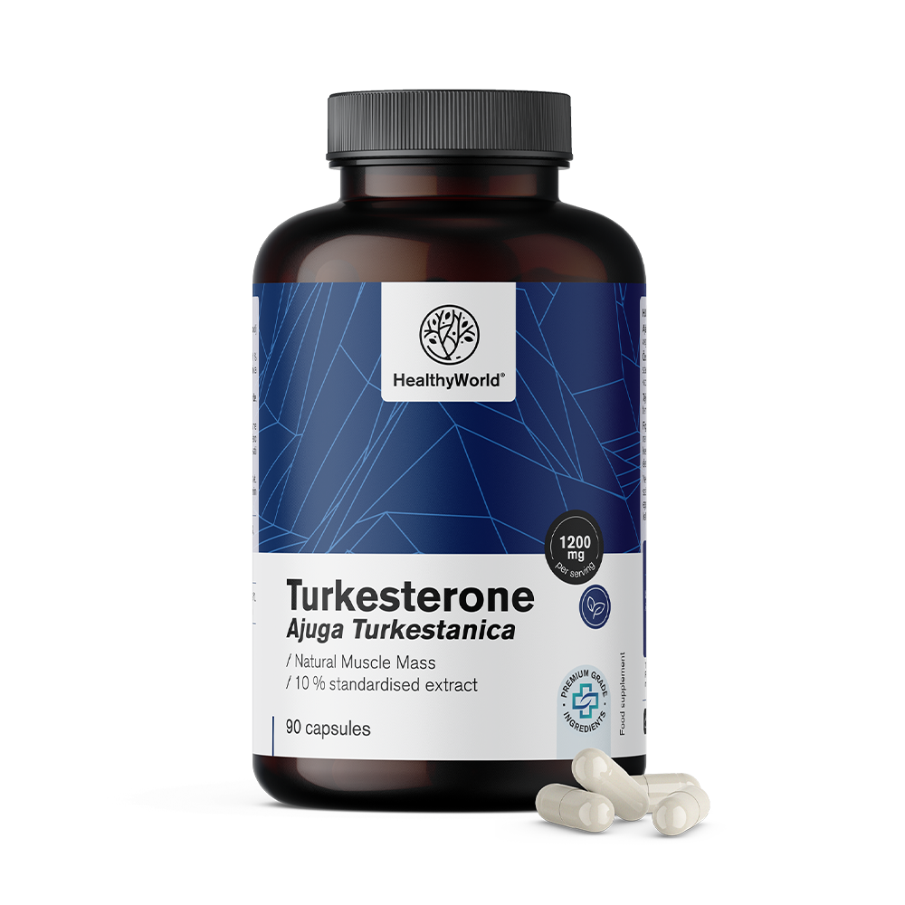 Turkesteron 1200 mg en cápsulas.