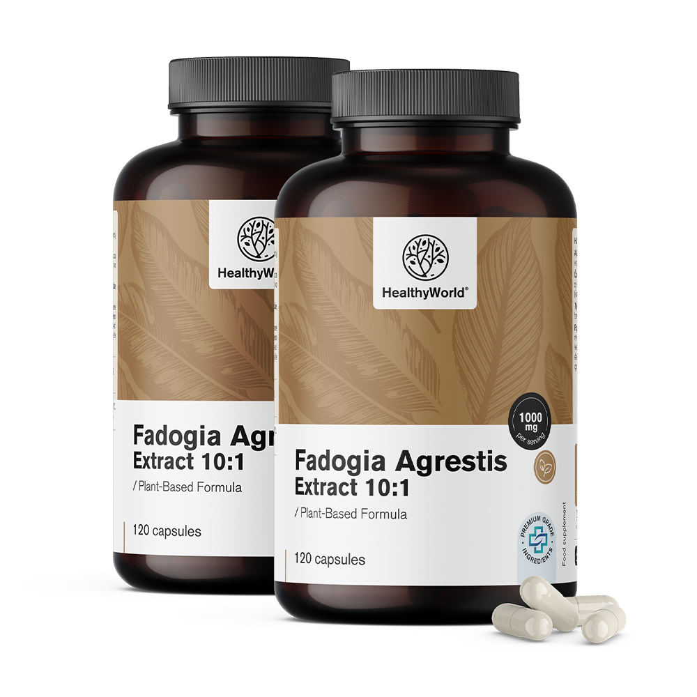 Fadogia Agrestis 1000 mg en cápsulas.