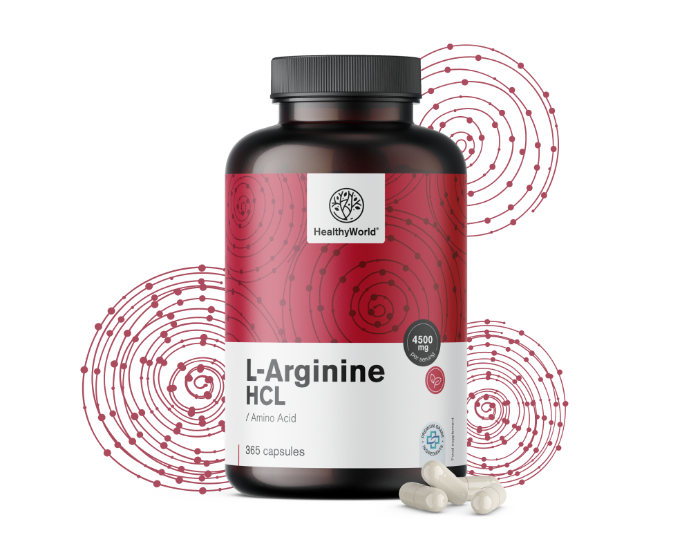 L-arginina HCL 4500&nbsp;mg
