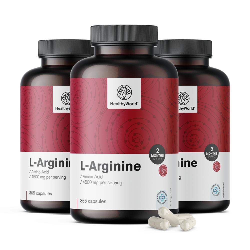L-arginina 4500 mg en cápsulas