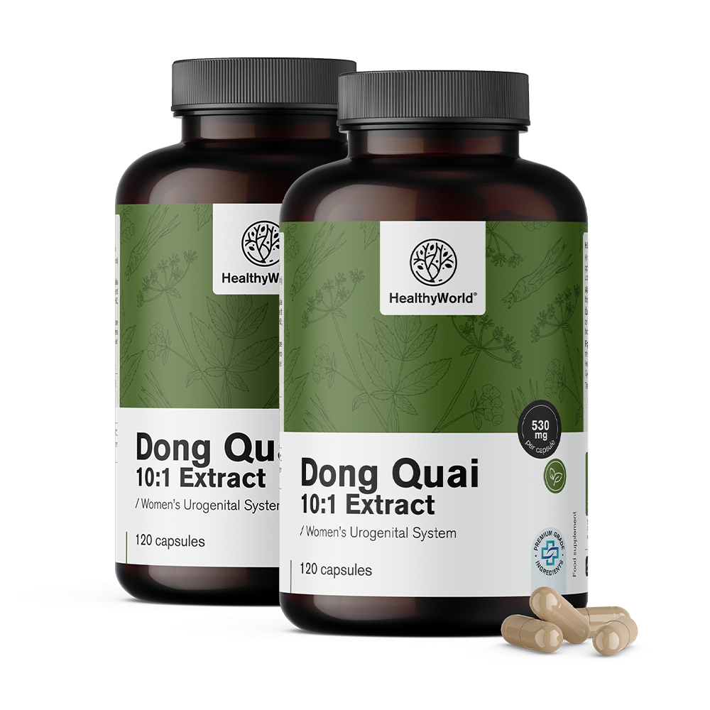 Angélica china - Dong Quai 530 mg.