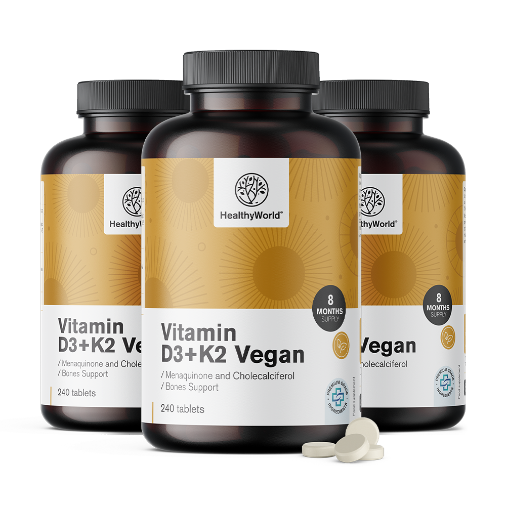 Vitaminas veganas D3+K2