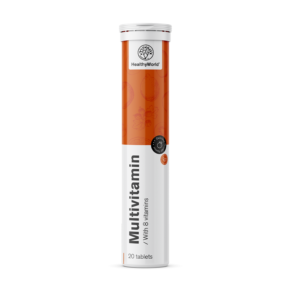 Tabletas efervescentes con multivitaminas