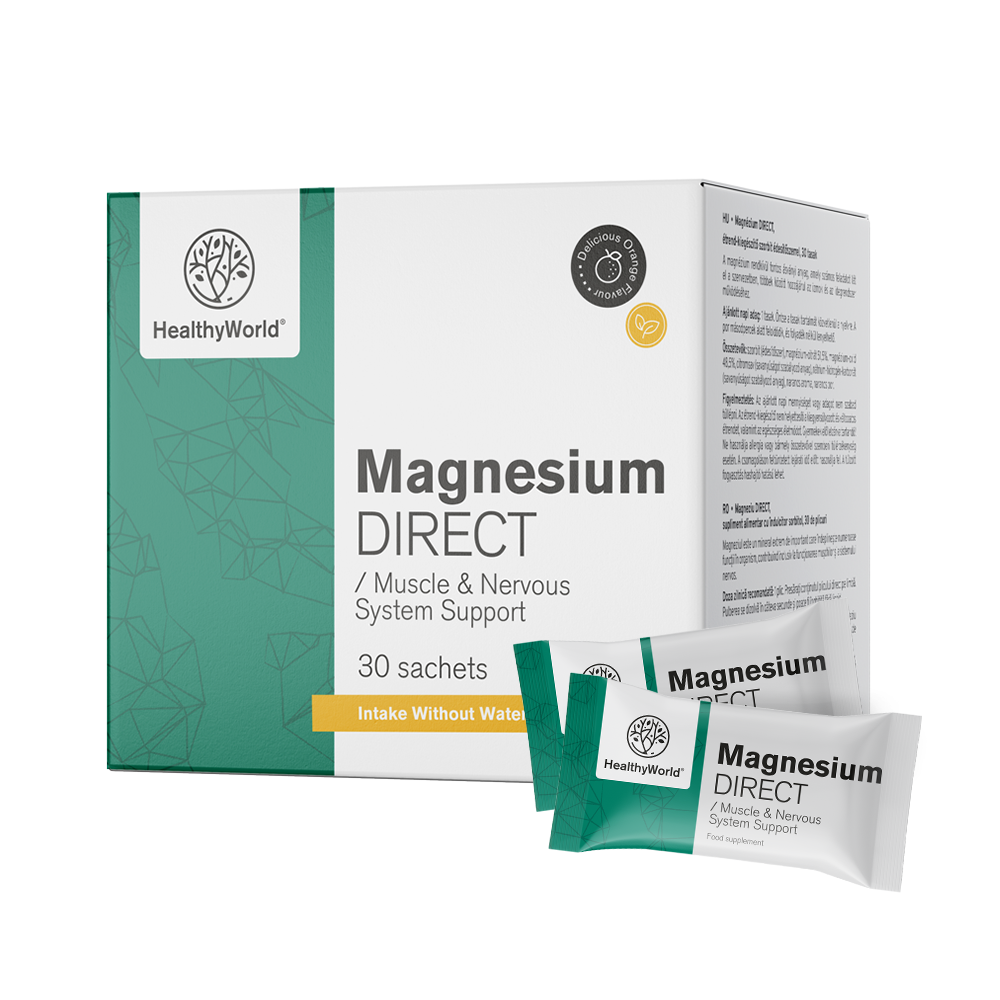 Magnesio DIRECTO 400 mg con sabor a naranja
