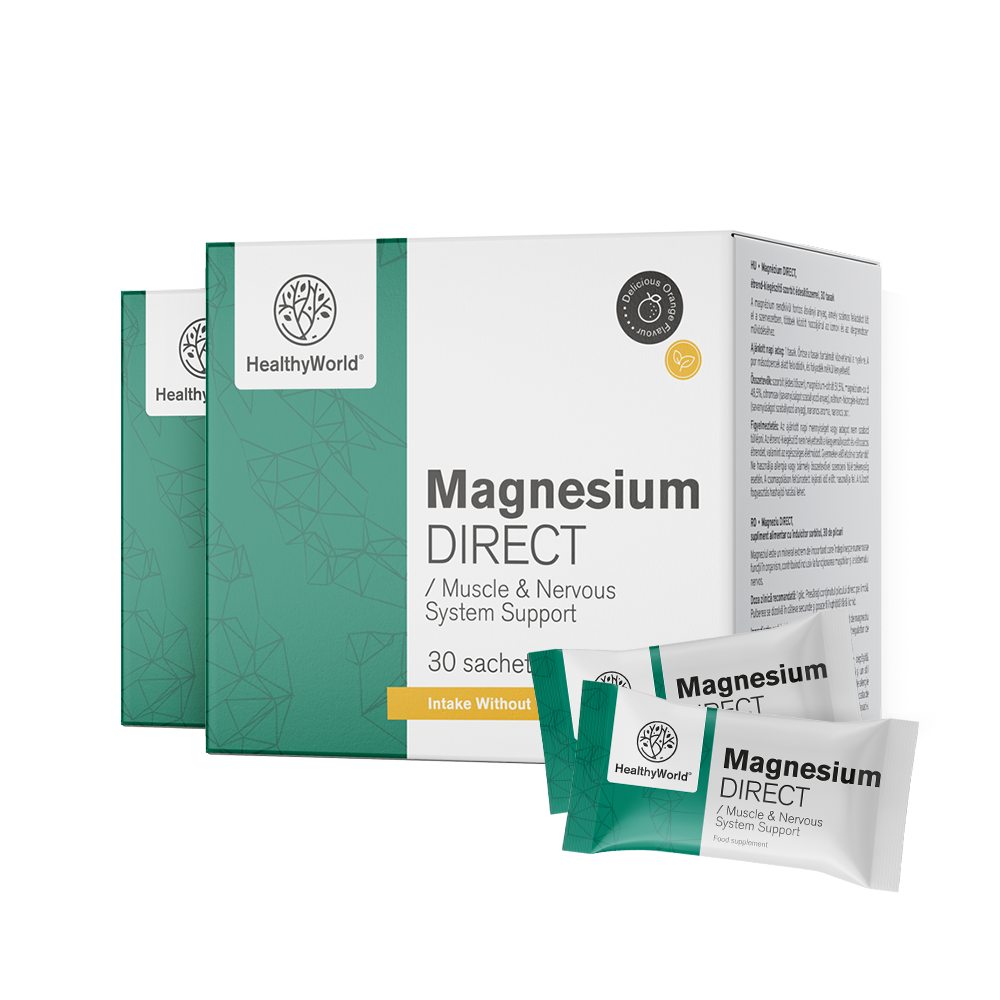 Magnesio DIRECTO 400 mg con sabor a naranja
