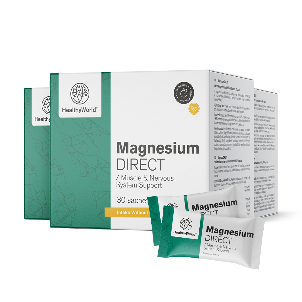 Magnesio DIRECTO 400 mg con sabor a naranja