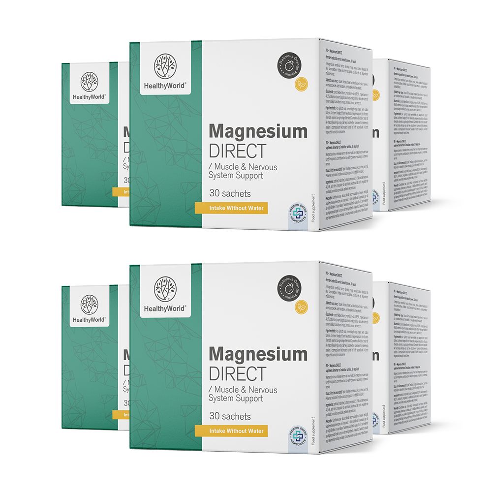 Magnesio DIRECTO 400 mg con sabor a naranja