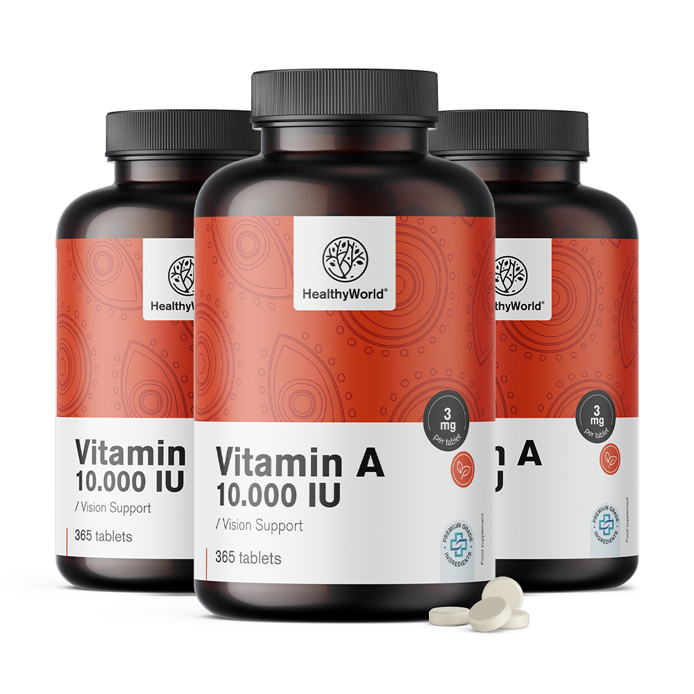 Vitamina A 10.000 UI.