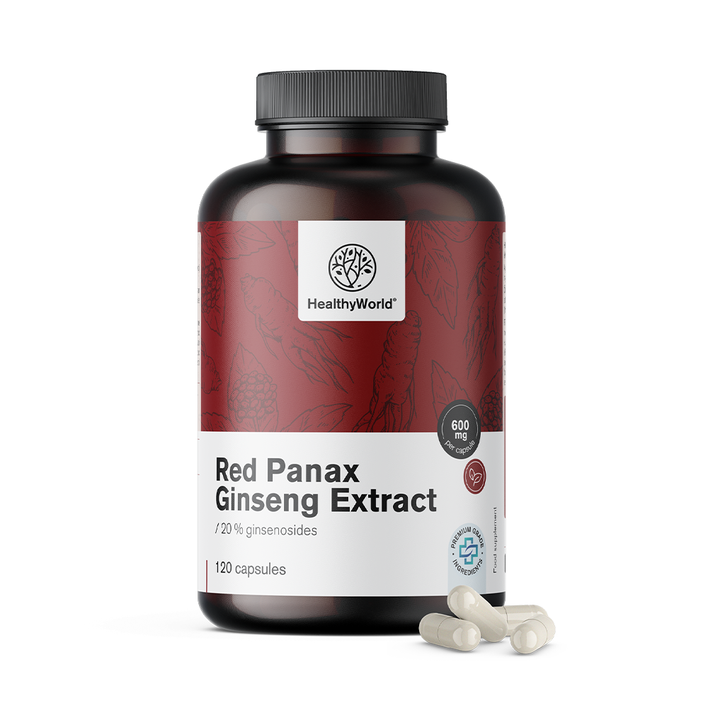 Ginseng Rojo Panax - extracto de ginseng rojo 600 mg