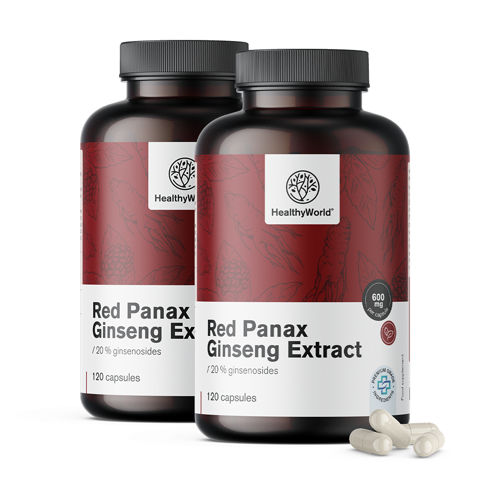 Ginseng Rojo Panax - extracto de ginseng rojo 600 mg