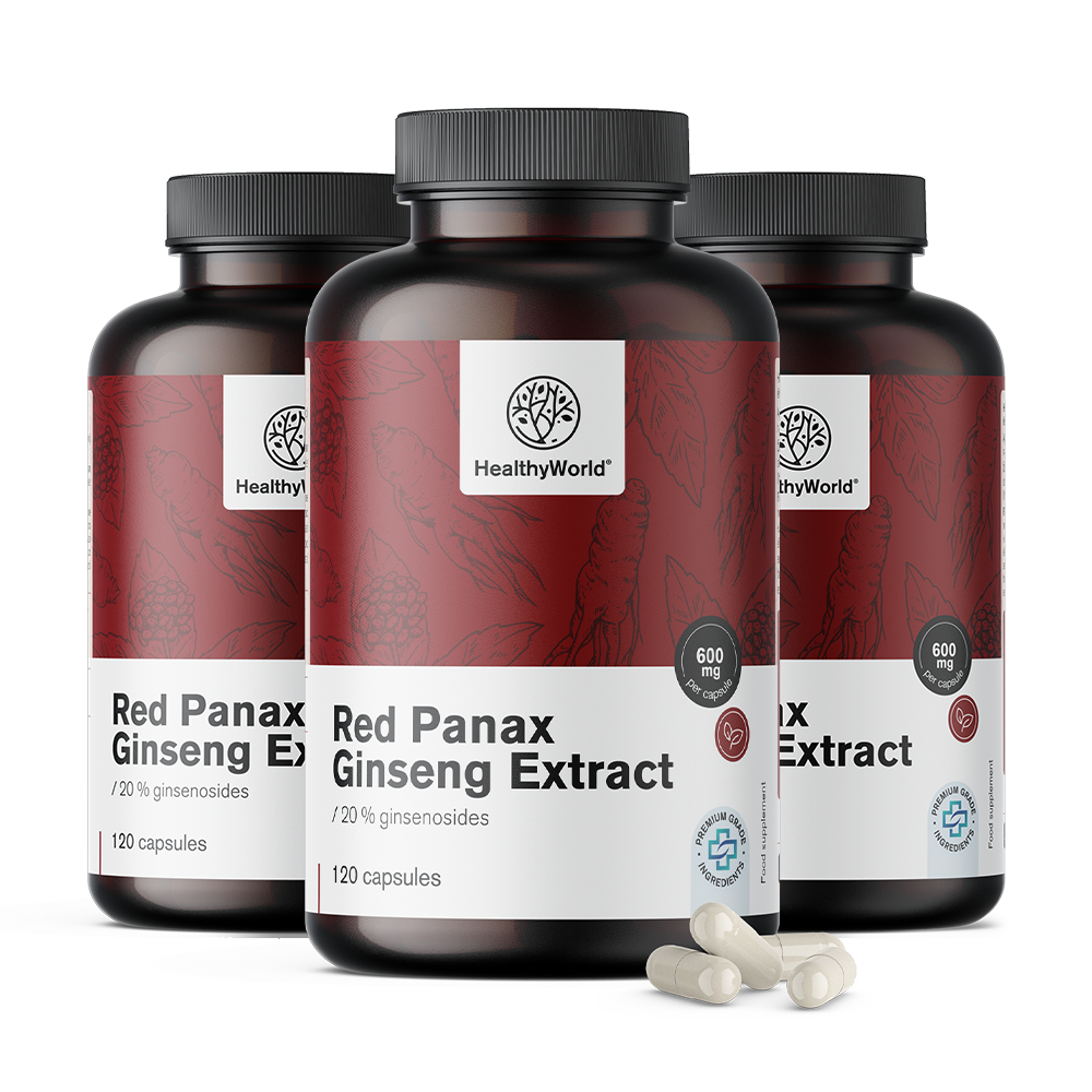 Ginseng Rojo Panax - extracto de ginseng rojo 600 mg