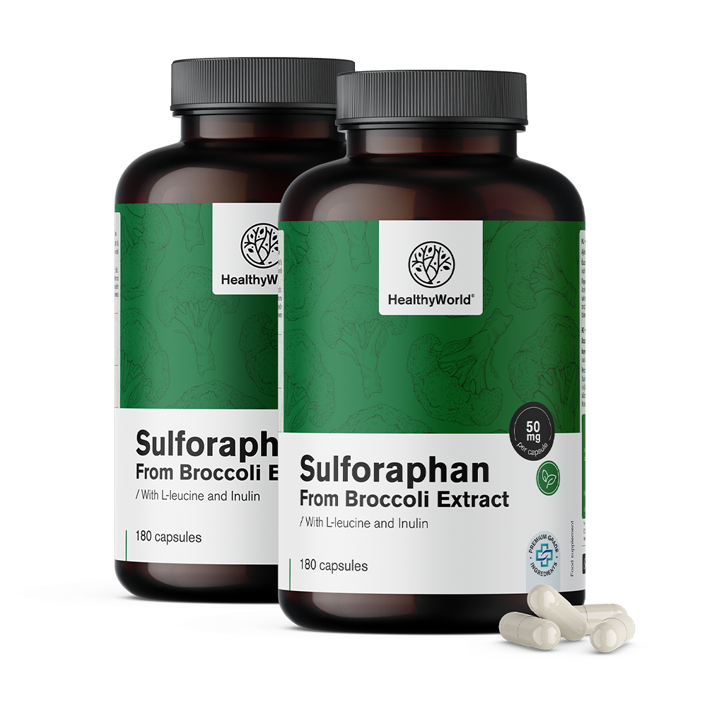 Sulforafano - del extracto de brócoli 50 mg.