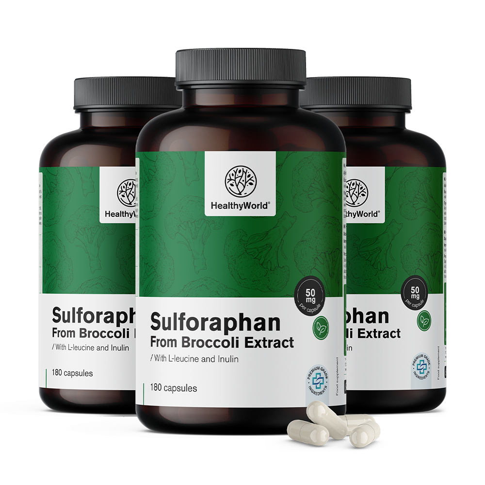 Sulforafano - del extracto de brócoli 50 mg.
