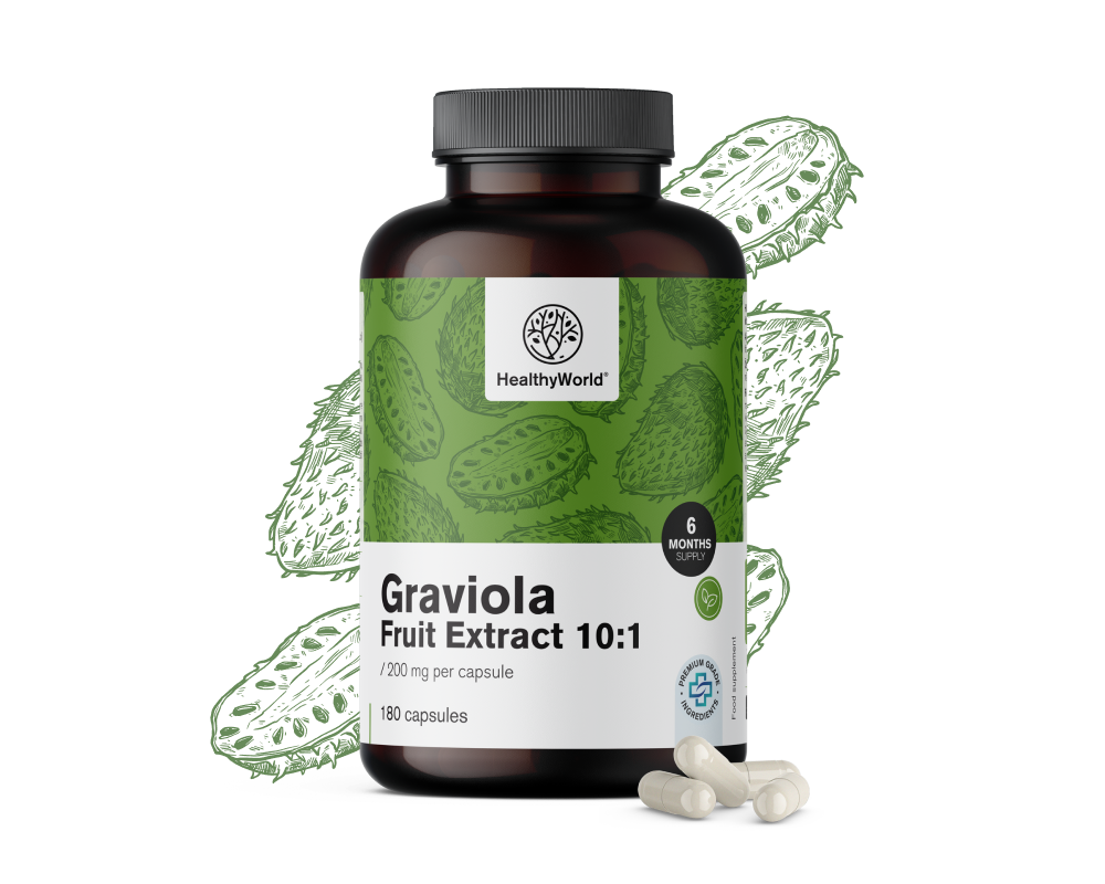Graviola 200 mg - extracto 10:1