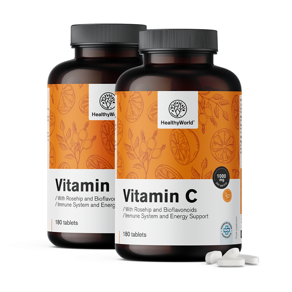 Vitamina C 1000 mg - con escaramujo y bioflavonoides