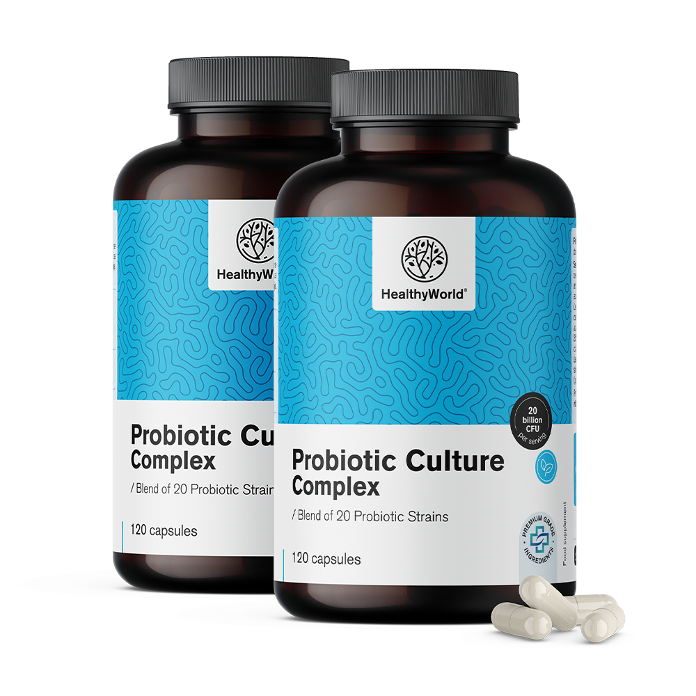 Cultura probiótica - complejo de cultivos microbiológicos.