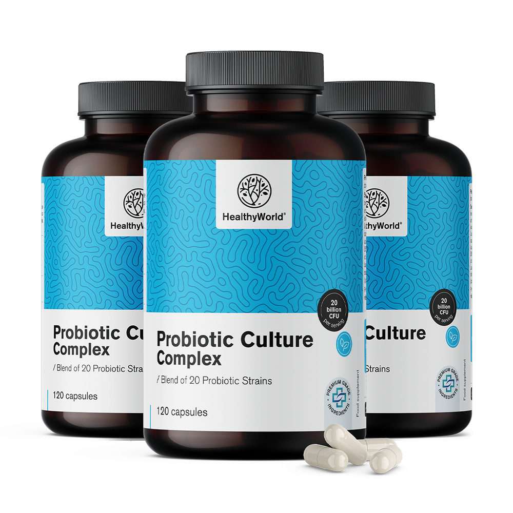 Cultura probiótica - complejo de cultivos microbiológicos.