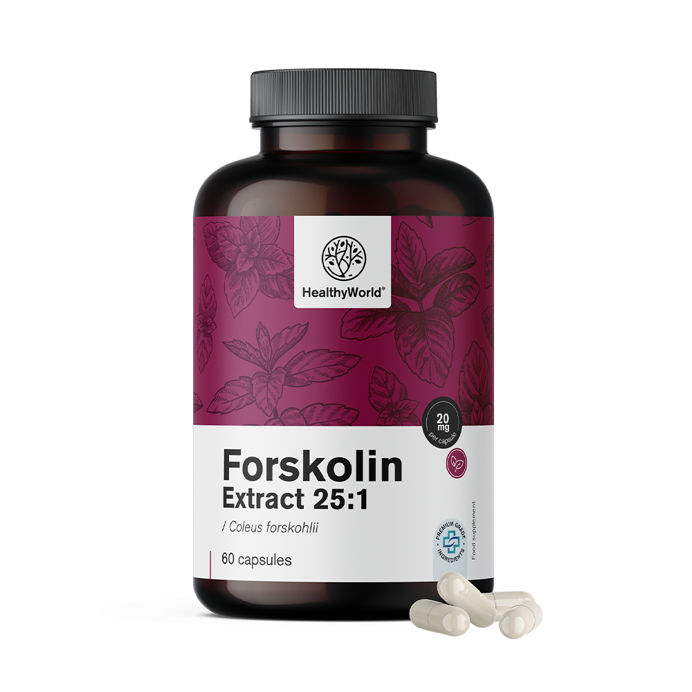 Forskolin - de extracto de ortiga india 20 mg