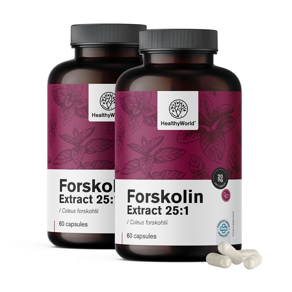 Forskolin - de extracto de ortiga india 20 mg