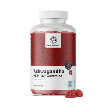 Ashwagandha KSM-66 300 mg, 60 gominolas