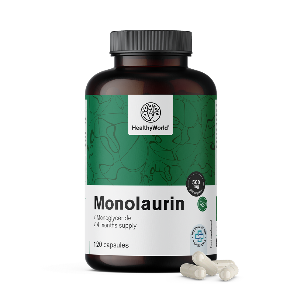 Monolaurin 500 mg en cápsulas