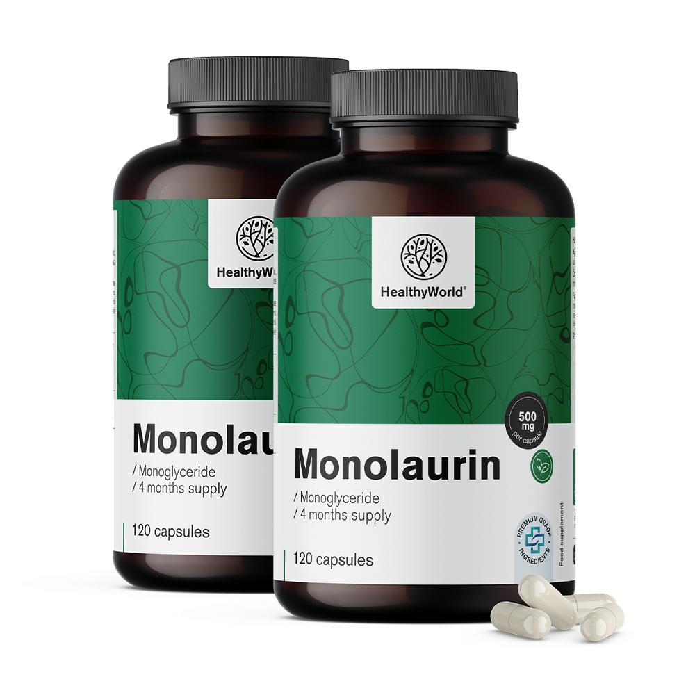 Monolaurin 500 mg en cápsulas