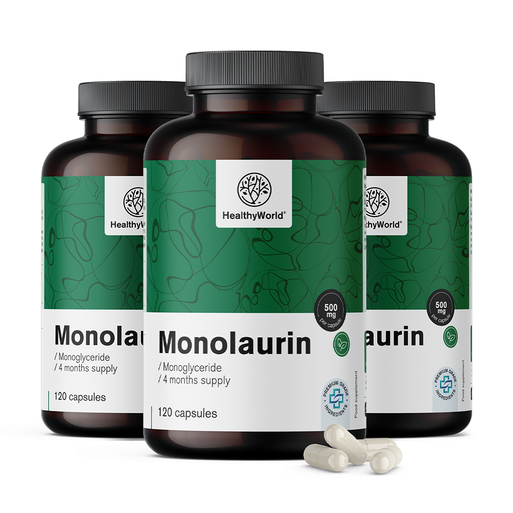 Monolaurin 500 mg en cápsulas