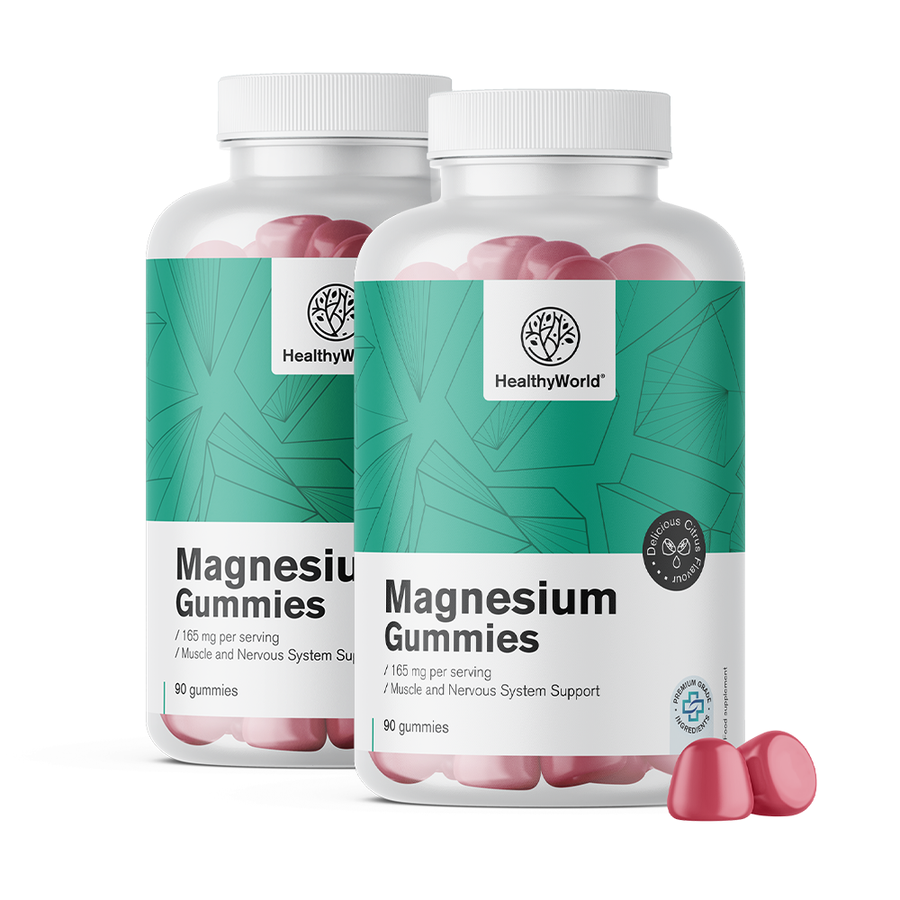 Caramelos de goma con magnesio