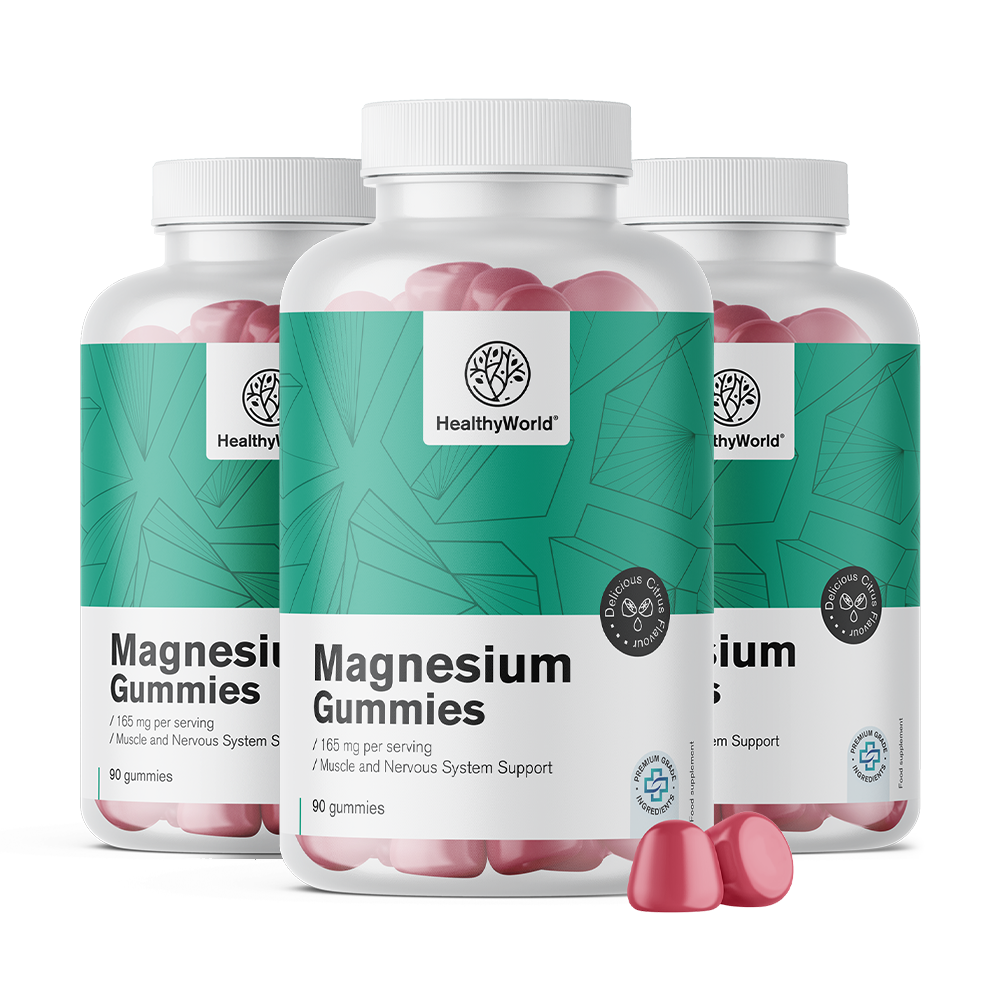 Caramelos de goma con magnesio