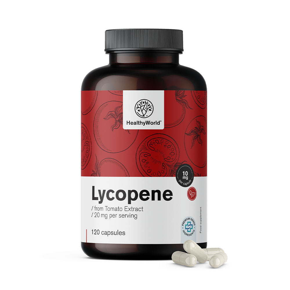 Licopeno 10 mg - de extracto de tomate. Licopeno 10 mg - de extracto de tomate.