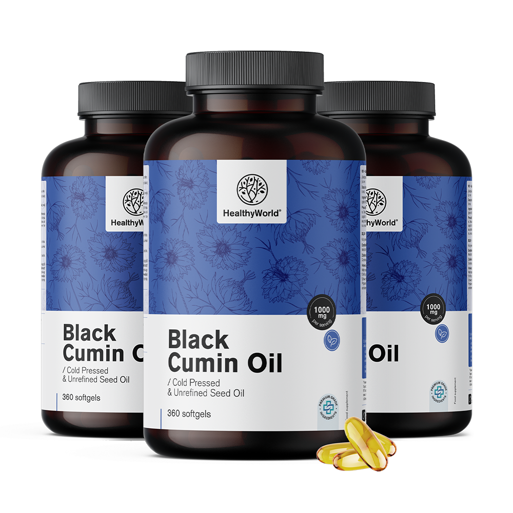 Aceite de comino negro 1000 mg