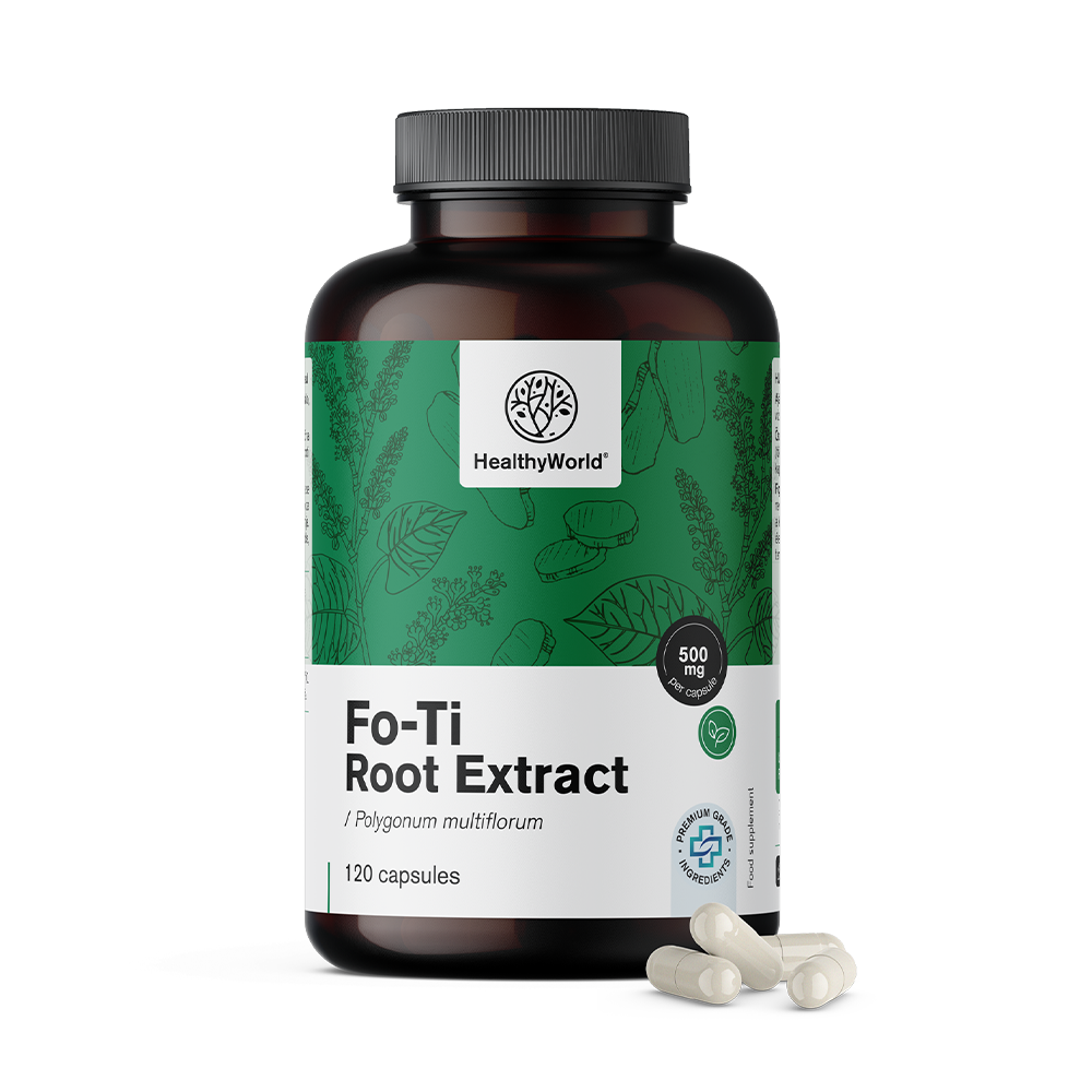 Fo-Ti (He Shou Wu) 500 mg - extracto 10:1Fo-Ti (He Shou Wu) 500 mg - extracto 10:1