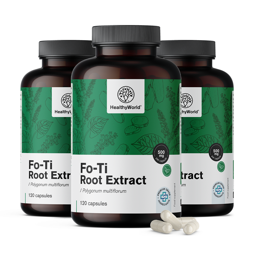 Fo-Ti (He Shou Wu) 500 mg - extracto 10:1Fo-Ti (He Shou Wu) 500 mg - extracto 10:1