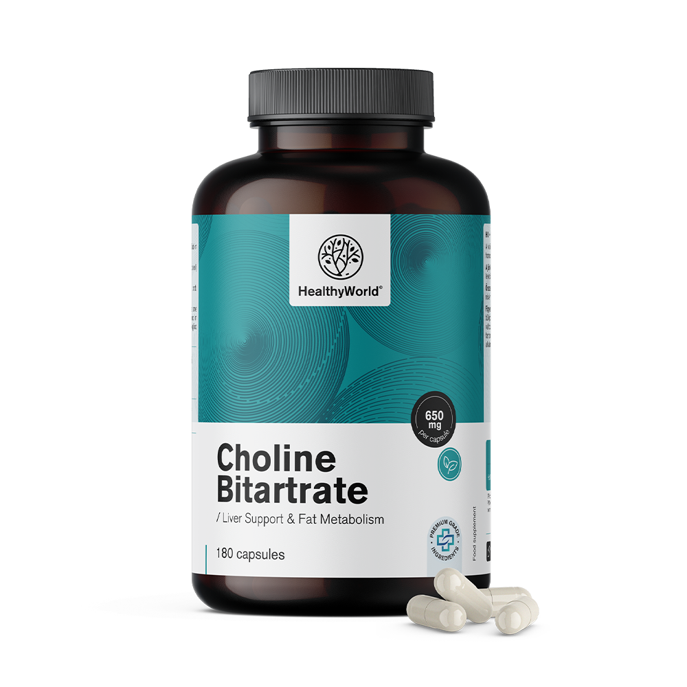 Bitartrato de holin 650 mg