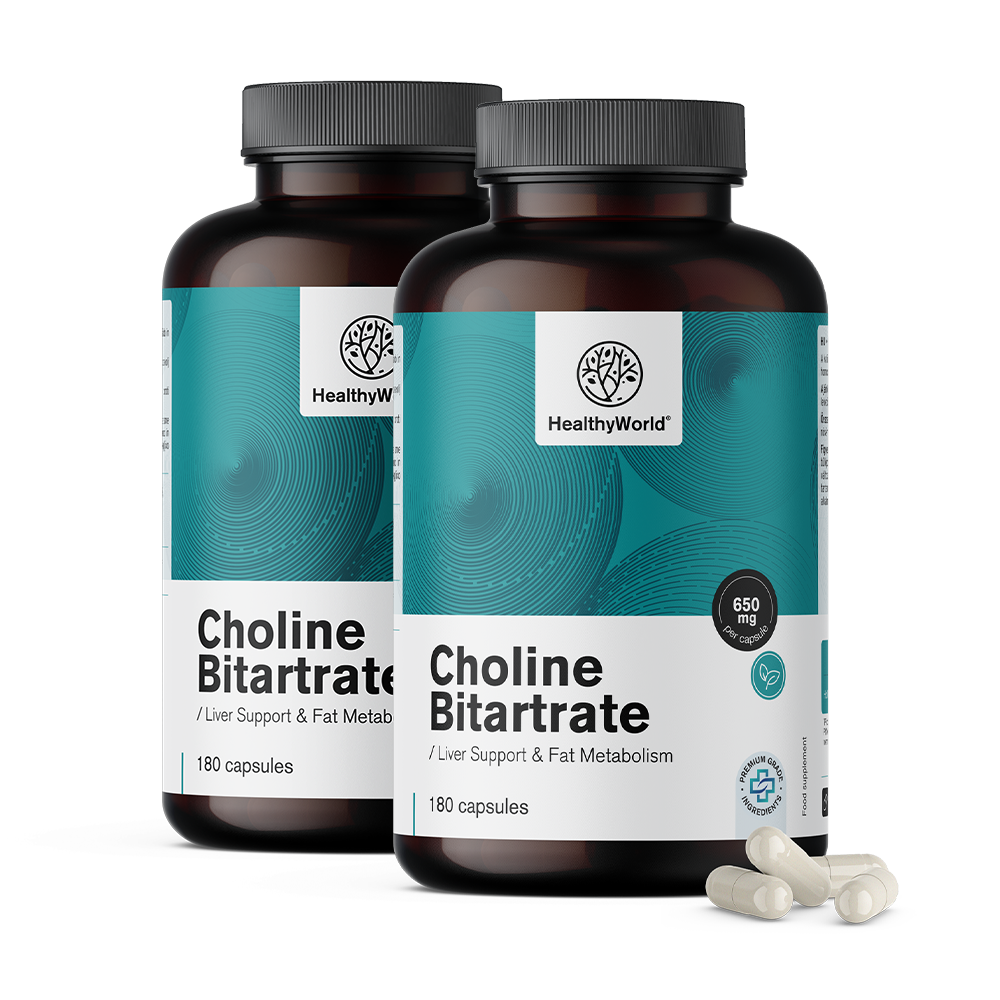 Bitartrato de holin 650 mg