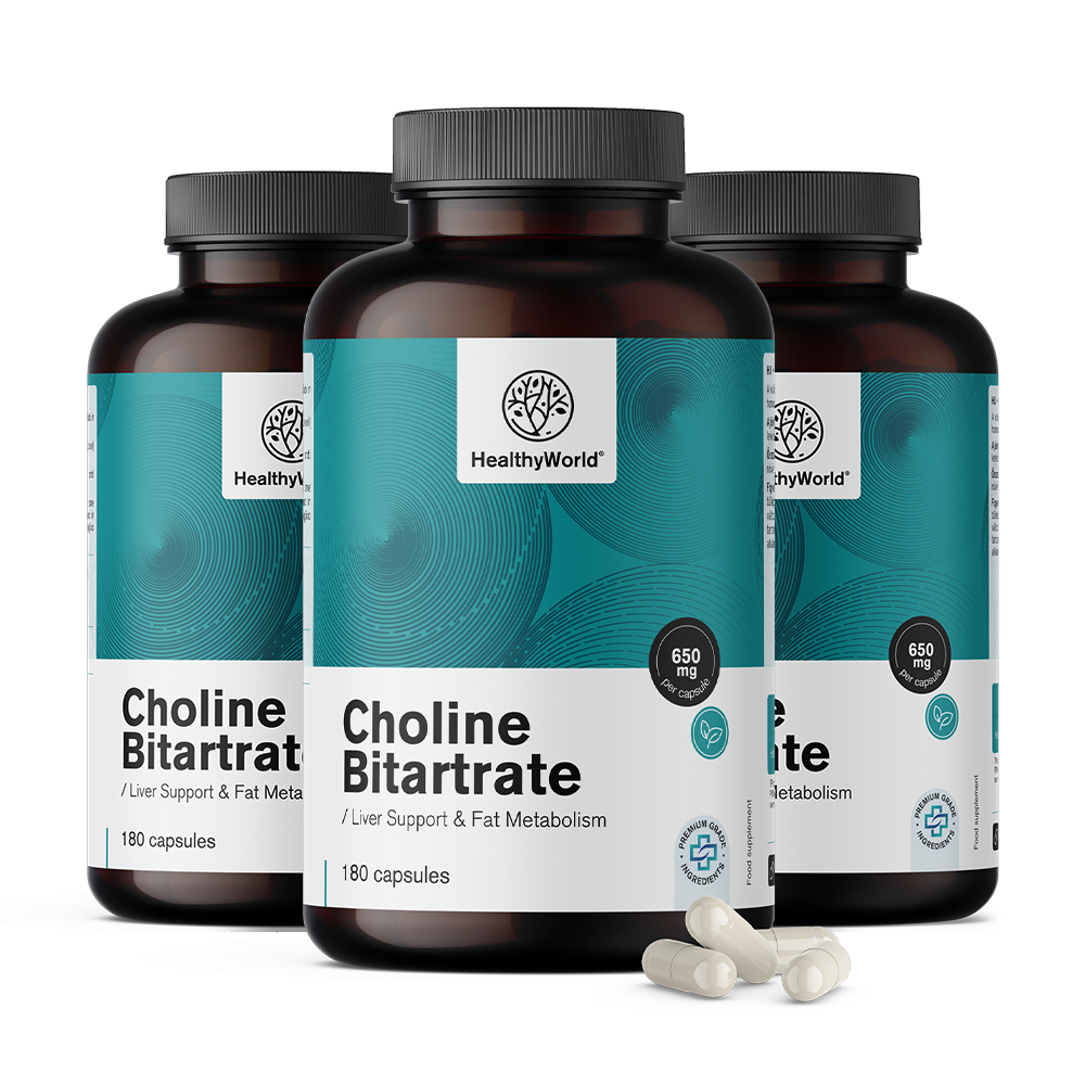 Bitartrato de holin 650 mg