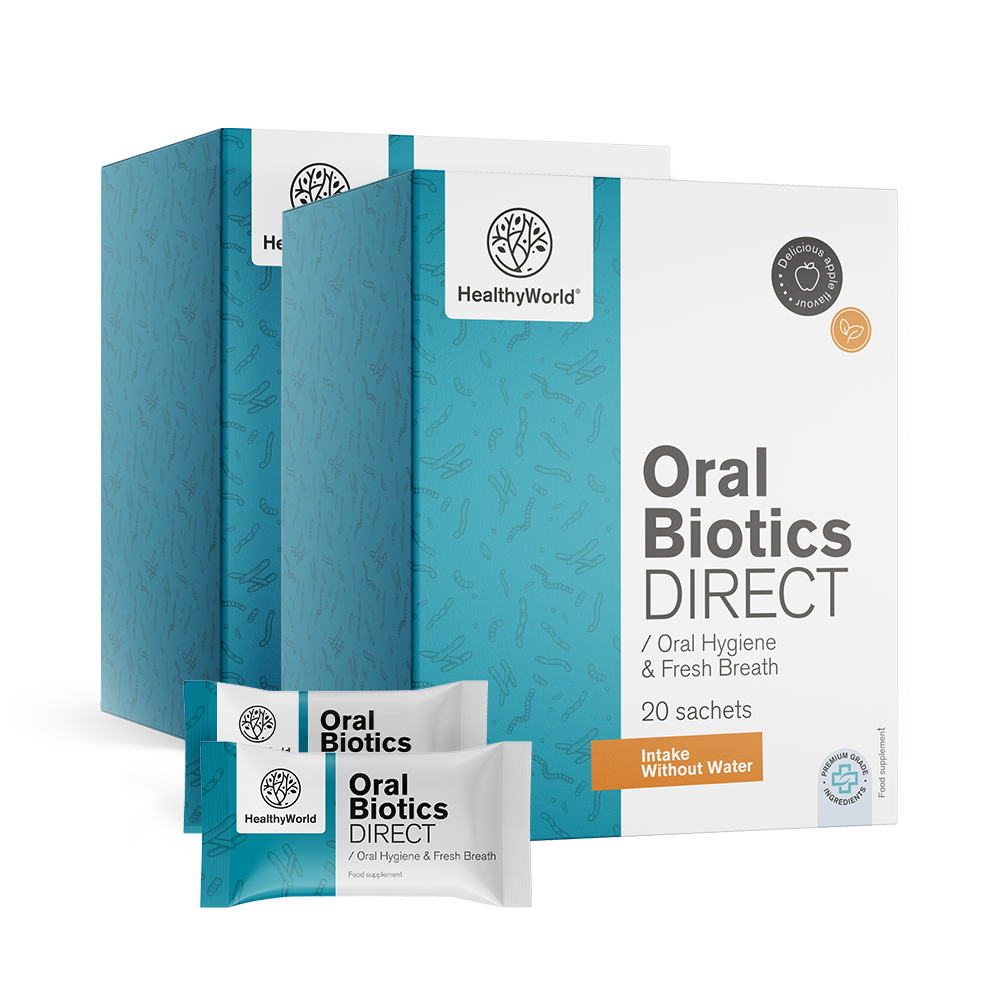 Oral Biotics DIRECT. El texto a traducir es una descripción del producto suplemento alimenticio.
