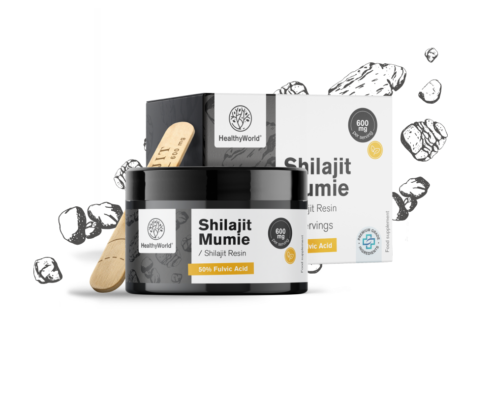 Shilajit Mumie 600 mg - resina